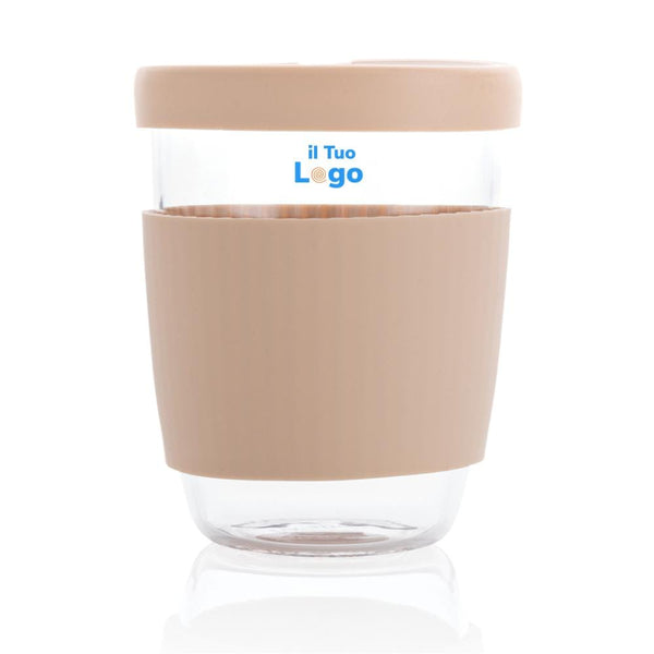 Bicchiere Ukiyo in vetro borosilicato - personalizzabile con logo