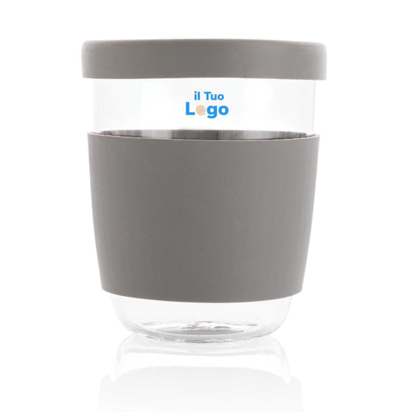 Bicchiere Ukiyo in vetro borosilicato - personalizzabile con logo