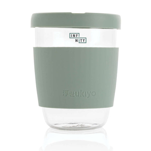 Bicchiere Ukiyo in vetro borosilicato - personalizzabile con logo