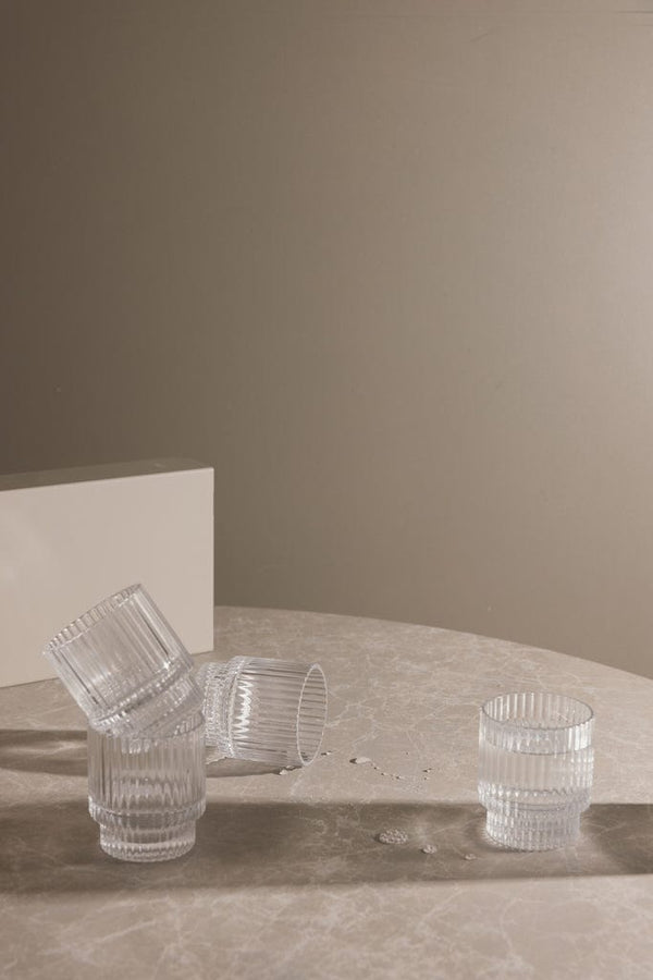 Bicchiere VINGA York 4 pezzi trasparente - personalizzabile con logo