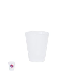 Bicchierino Sublimazione Nesan transparente - personalizzabile con logo
