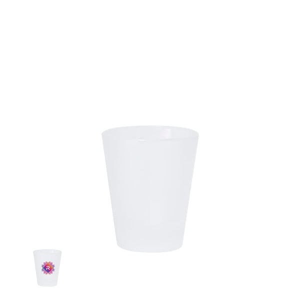 Bicchierino Sublimazione Nesan transparente - personalizzabile con logo