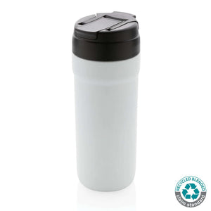 Bicchierone RSS RCS con tappo doppia funzione 670ml bianco - personalizzabile con logo