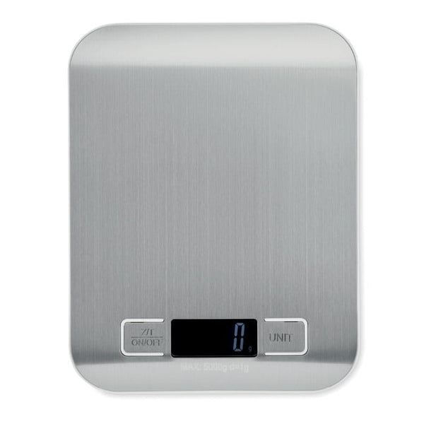 Bilancia digitale da 5 kg Color argento - personalizzabile con logo