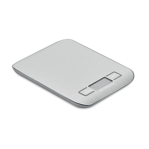 Bilancia digitale da 5 kg Color argento - personalizzabile con logo