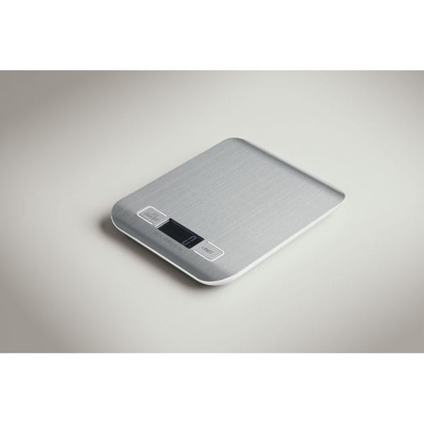Bilancia digitale da 5 kg Color argento - personalizzabile con logo