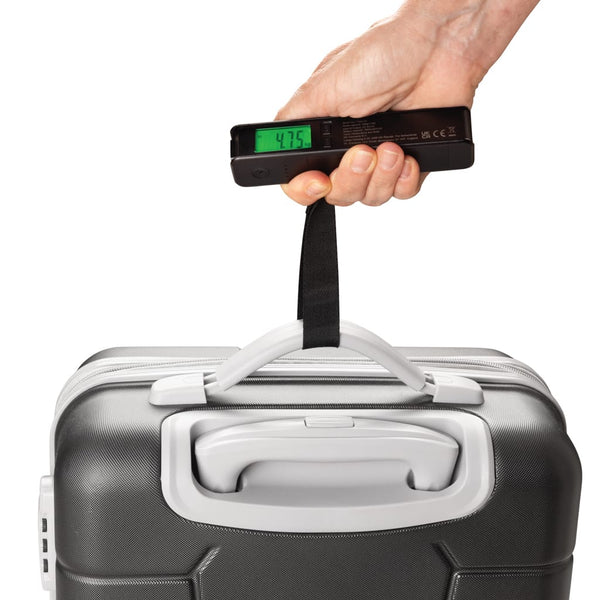 Bilancia per bagagli, powerbank e torcia 5 in 1 Swiss Peak nero - personalizzabile con logo