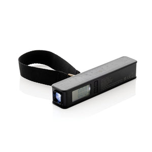 Bilancia per bagagli, powerbank e torcia 5 in 1 Swiss Peak nero - personalizzabile con logo