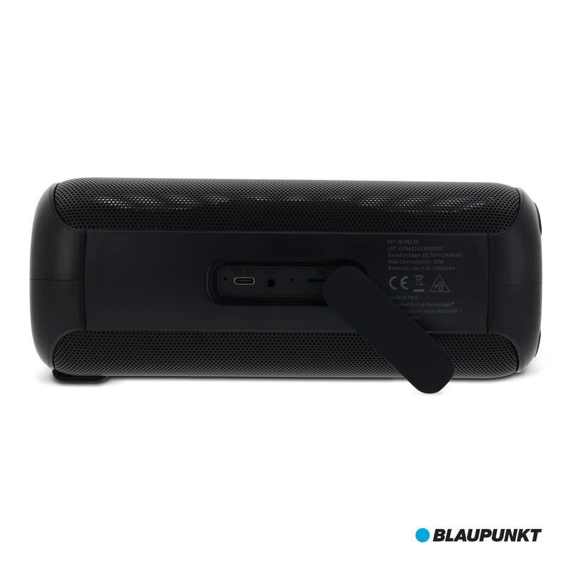 Blaupunkt Cassa portatile LED 20W Nero - personalizzabile con logo