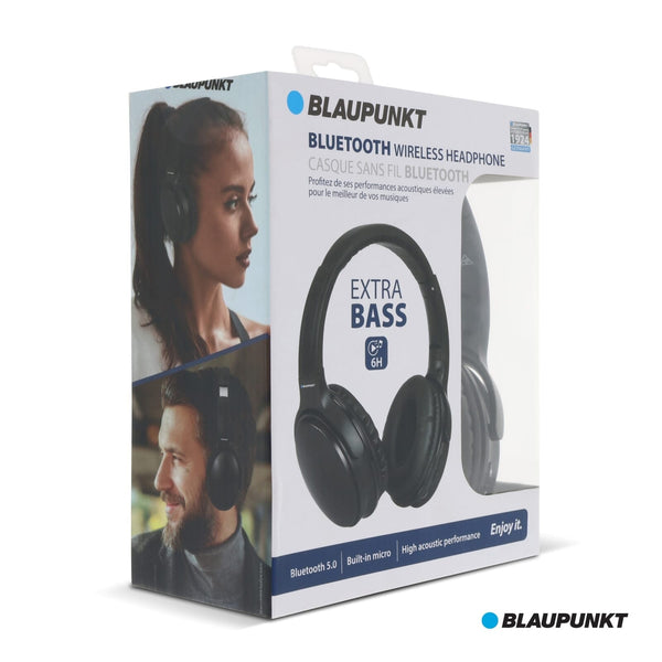 Blaupunkt Cuffie Bluetooth Nero - personalizzabile con logo