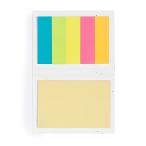 Bloc-Notes con Semi Albot bianco - personalizzabile con logo