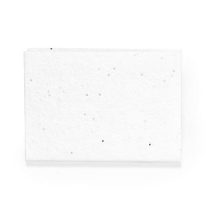 Bloc-Notes con Semi Albot bianco - personalizzabile con logo