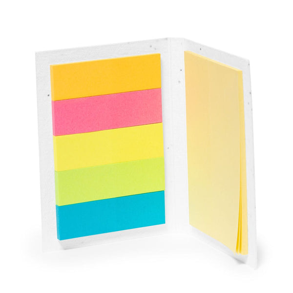 Bloc-Notes con Semi Albot bianco - personalizzabile con logo