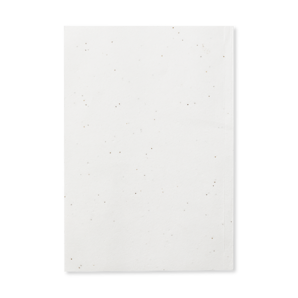 Bloc-Notes con Semi Maiwen bianco - personalizzabile con logo