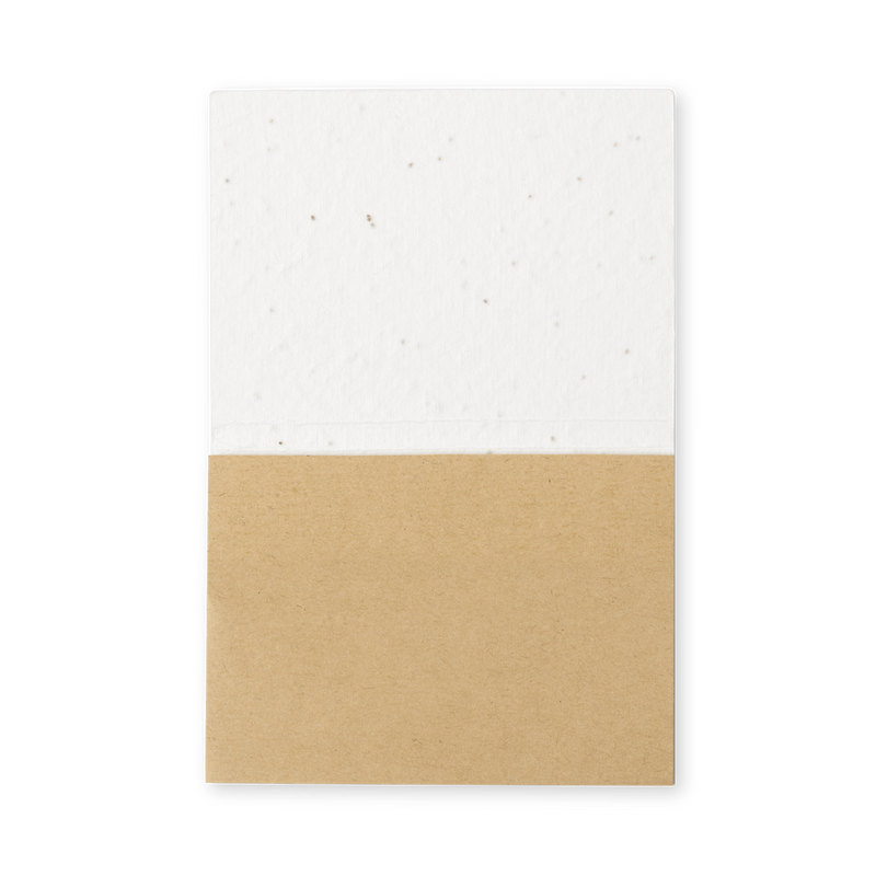 Bloc-Notes con Semi Zomek bianco - personalizzabile con logo
