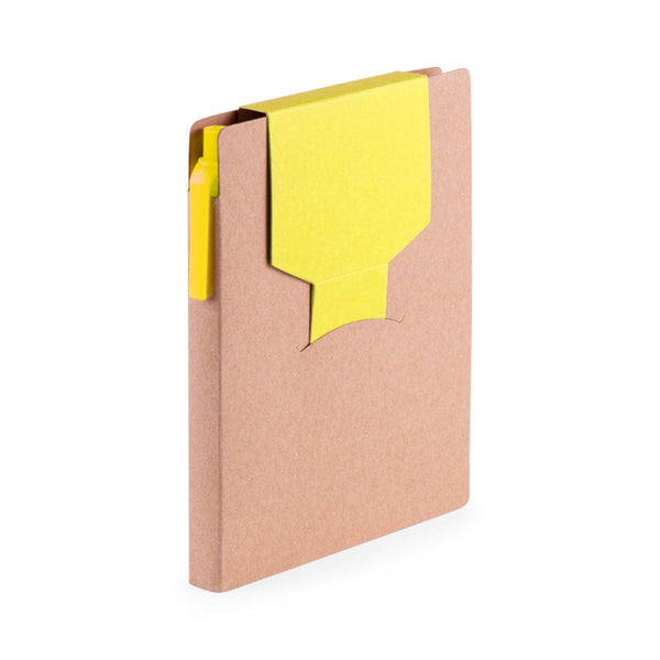 Bloc-Notes Cravis giallo - personalizzabile con logo