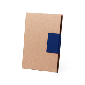 Bloc-Notes Ganok blu - personalizzabile con logo