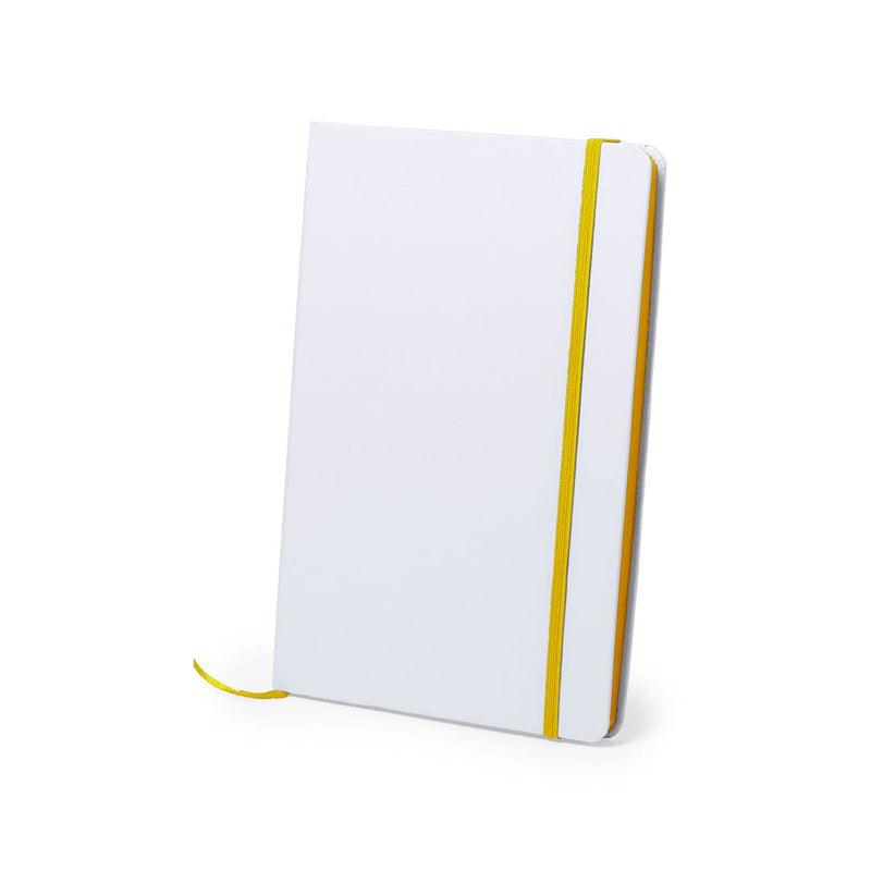 Bloc-Notes Kaffol giallo - personalizzabile con logo