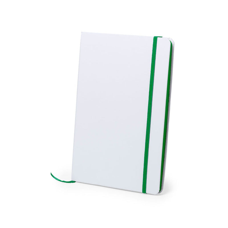 Bloc-Notes Kaffol verde - personalizzabile con logo
