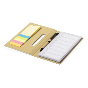 Bloc-Notes Kendil beige - personalizzabile con logo