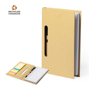 Bloc-Notes Kendil beige - personalizzabile con logo