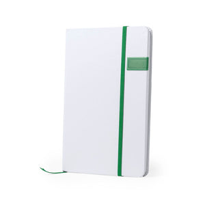 Bloc-Notes USB Boltuk verde - personalizzabile con logo