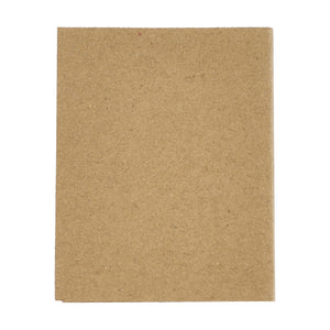 Blocchetto di fogli riposizionabili craft 102x82 natural - personalizzabile con logo