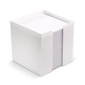 Blocchetto memo 10x10x10cm FSC in cubo Bianco - personalizzabile con logo