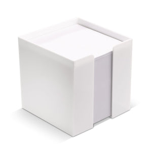 Blocchetto memo 10x10x10cm FSC in cubo Bianco - personalizzabile con logo