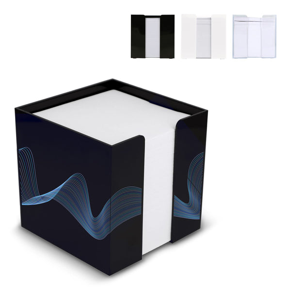 Blocchetto memo 10x10x10cm FSC in cubo - personalizzabile con logo