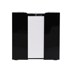 Blocco di carta in vassoio a cubo con portapenne 10x10x10 cm FSC - personalizzabile con logo