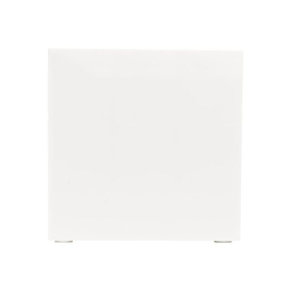 Blocco di carta in vassoio a cubo con portapenne 10x10x10 cm FSC - personalizzabile con logo