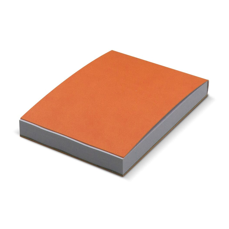 Blocco note carta riciclata 150 fogli Arancione - personalizzabile con logo
