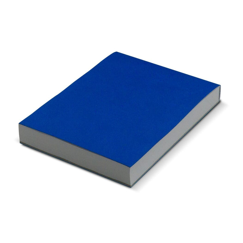 Blocco note carta riciclata 150 fogli Blu - personalizzabile con logo