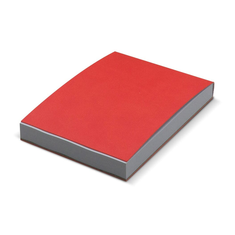 Blocco note carta riciclata 150 fogli Rosso - personalizzabile con logo