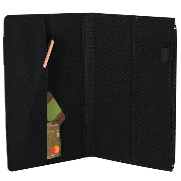 Block Notes Custodia Katz grigio - personalizzabile con logo