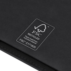 Block Notes Dorel nero - personalizzabile con logo