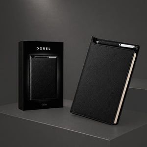 Block Notes Dorel nero - personalizzabile con logo
