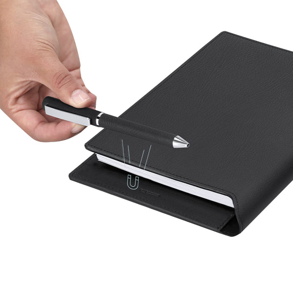 Block Notes Dorel nero - personalizzabile con logo