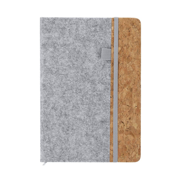 Block Notes Driscol grey chiaro - personalizzabile con logo