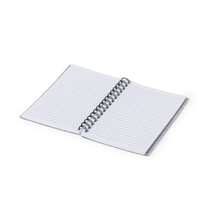 Block Notes Fionap grigio - personalizzabile con logo