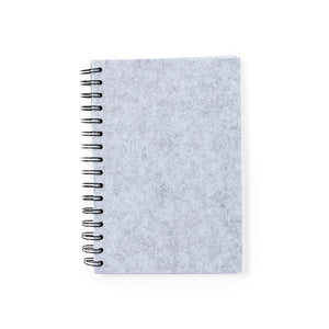 Block Notes Fionap grigio - personalizzabile con logo