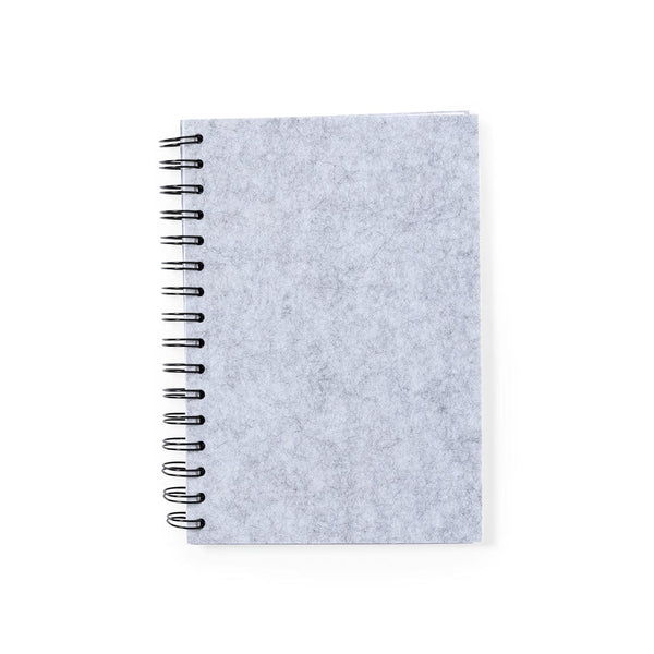 Block Notes Fionap grigio - personalizzabile con logo