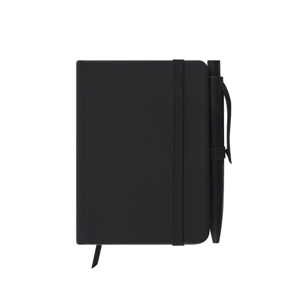 Block Notes Glaze nero - personalizzabile con logo