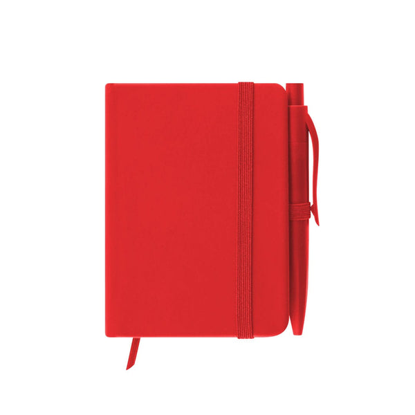 Block Notes Glaze rosso - personalizzabile con logo