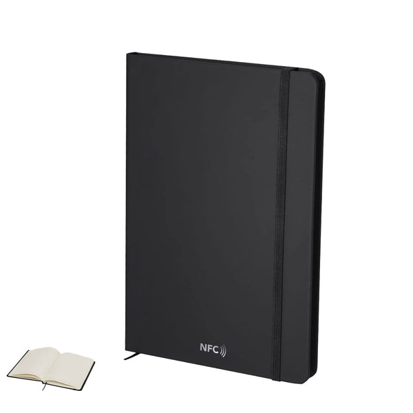 Block Notes NFC Seren nero - personalizzabile con logo