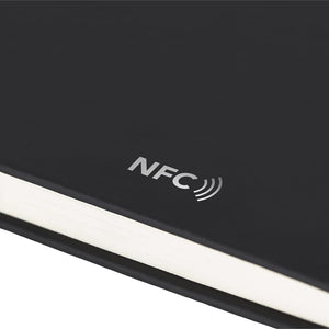 Block Notes NFC Seren nero - personalizzabile con logo