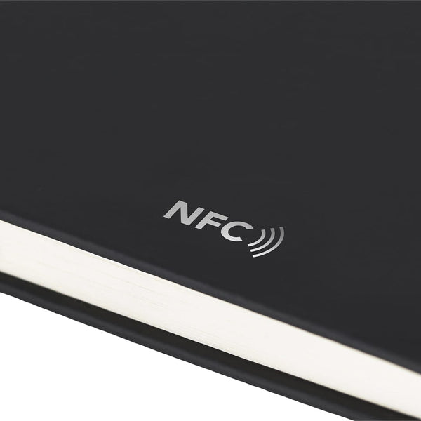Block Notes NFC Seren nero - personalizzabile con logo