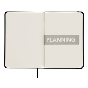 Block Notes Planning Mensile Crix nero - personalizzabile con logo