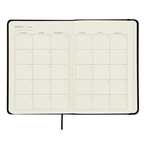 Block Notes Planning Mensile Crix nero - personalizzabile con logo
